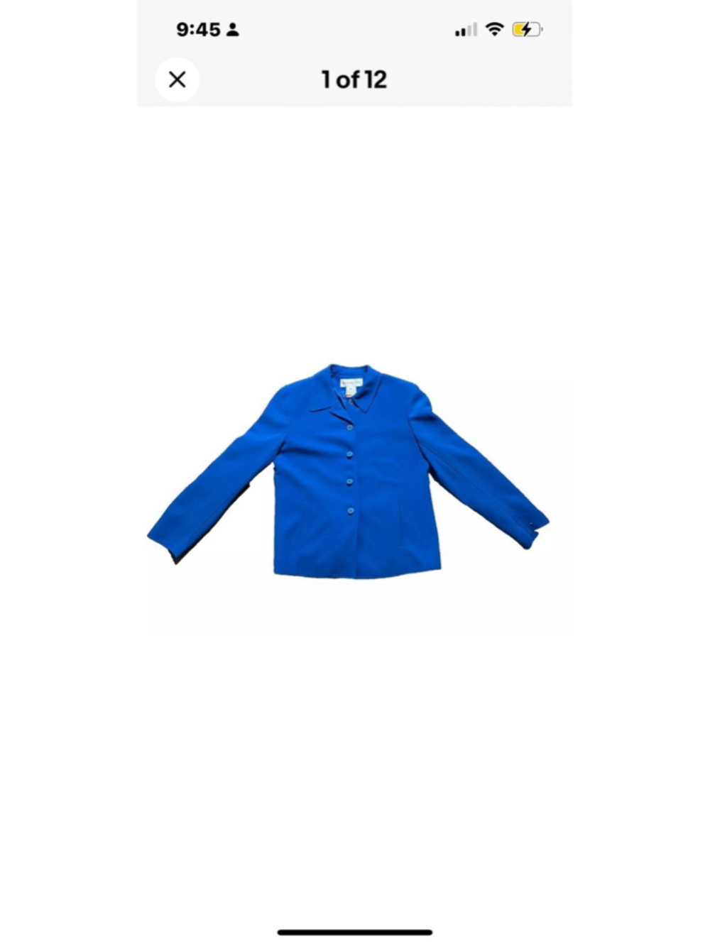 Jones New York women’s size 6 Blue Formal jacket - Picture 1 of 12